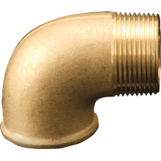 90° BRASS ELBOW MALE AND FEMALE